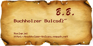 Buchholzer Bulcsú névjegykártya